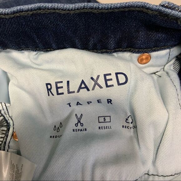 🆕 lucky brand relaxed taper bleach jeans - Picture 4 of 10